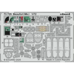 Beaufort Mk.i For Airfix - 1:72e - Eduard Accessories
