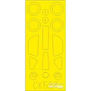 Accessoire Eduard Su-39 pour Zvezda 1/72EduaCX587  - Masques de verrières maquettes avions Vendu paramazon