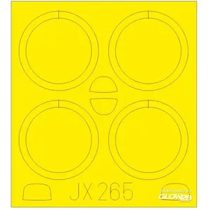 Accessoire Eduard Fokker Dr.I pour Meng 1/32EduaJX265 - Masques de verrières maquettes avions Vendu paramazon