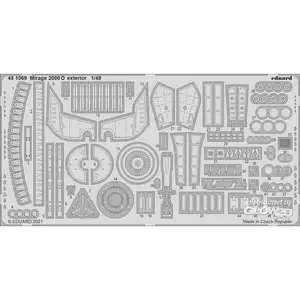 Eduard Mirage 2000D extérieur pour KINETIC  1/48 3942069  - Pièces photodécoupées - usage général Vendu paramazon