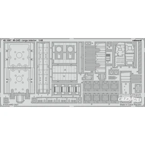 Intérieur cargo Mi-24D pour EDUARD  1/48 Edua481067  - Pièces photodécoupées - usage général Vendu paramazon