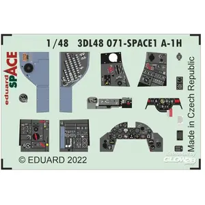 Eduard A-1H ESPACE 1/48  1/48 7397071  - Pièces photodécoupées - usage général 