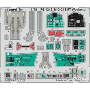 Week-end MiG-21SMT pour EDUARD  1/48 EduaFE1242  - Pièces photodécoupées - usage général Vendu paramazon