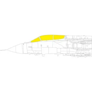 Accessoire Eduard Tornado ECR pour ITALERI 1/32EduaJX285  - Masques de verrières maquettes avions Vendu paramazon