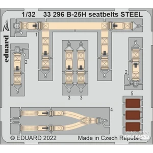 Eduard Ceintures de sécurité B-25H ACIER pour HKM 1/32Edua33296  - Pièces photodécoupées - usage général Vendu paramazon
