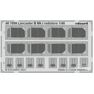 Eduard Radiateurs Lancaster B Mk.I 1/48 pour HKM  1/48 Edua481059  - Pièces photodécoupées - usage général Vendu paramazon