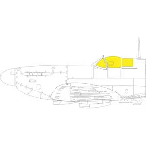 Accessoire Spitfire Mk.V TFace 1/48 pour EDUARD  1/48 EduaEX797  - Masques de verrières maquettes avions Vendu paramazon