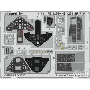 Eduard SR-71A pour REVELL  1/48 EduaFE1251  - Pièces photodécoupées - usage général Vendu paramazon