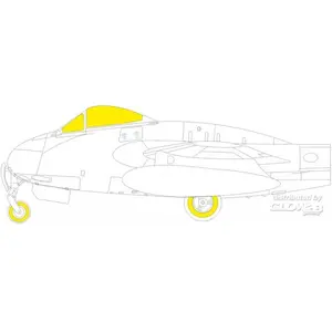 Accessoire Eduard Vampire F.3 pour AIRFIX  1/48 EduaEX834  - Masques de verrières maquettes avions Vendu paramazon
