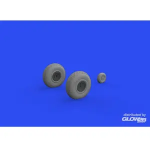 Accessoire Eduard Roues B-17 bloc bande de roulement 1/48 pour HKM  1/48 Edua648643  - Kit de superdétail pour avions 