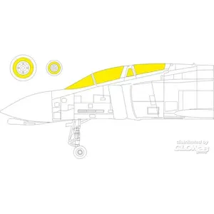 Accessoire Eduard F-4J, pour MOULES FINS 1/72EduaCX615  - Masques de verrières maquettes avions Vendu paramazon