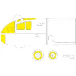 Accessoire Eduard Ar 234C, pour HOBBY 2000 / DRAGON 1/72EduaCX613  - Masques de verrières maquettes avions Vendu paramazon