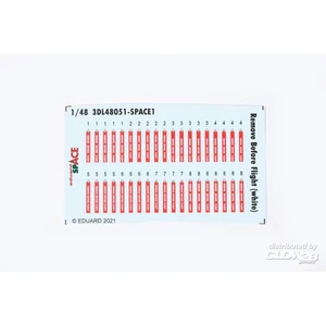 Eduard Décal Supprimer avant le vol (blanc) ESPACE  1/48 Edua3DL48051  - Décalcomanies pour avions militaires Vendu paramazon