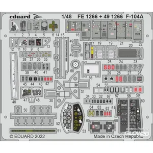 Eduard F-104A 1/48  1/48 EduaFE1266  - Pièces photodécoupées - usage général 