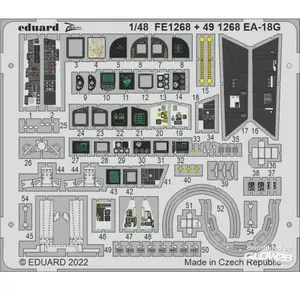 Eduard EA-18G 1/48  1/48 EduaFE1268  - Pièces photodécoupées - usage général 