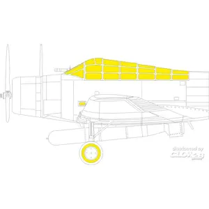 Accessoire Eduard TBD-1 TFace HOBBY BOSS  1/48 7371947  - Masques de verrières maquettes avions Vendu paramazon