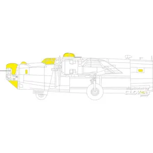 Accessoire Eduard B-24J HOBBY BOSS  1/48 7371941  - Masques de verrières maquettes avions Vendu paramazon