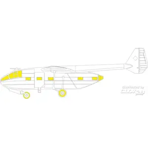Accessoire Eduard Aller 244B 1/48 ICM  1/48 EduaEX1006  - Masques de verrières maquettes avions Vendu paramazon