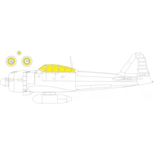 Accessoire Mitsubishi A6M3 Zero Type 32 Weekend 1/48 (designed to be used with Eduard kits) EduaEX970  - Masques de verrières maquettes avions Vendu paramazon