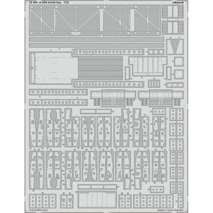 Accessoire Eduard Douglas A-20G Havoc bomb bay 1/32 (designed to be used with Hong Kong Model kits) Edua32484  - Kit de superdétail pour avions Vendu paramazon