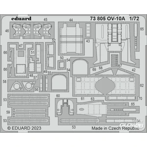Eduard OV-10A 1/72 ICM 1/723973805  - Pièces photodécoupées - usage général 