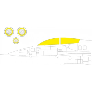 Accessoire Eduard Lockheed-Martin F-16D Block 30/40/50 TFace 1/48 (designed to be used with Kinetic Model kits) EduaEX967  - Masques de verrières maquVendu paramazon
