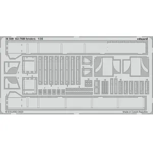 Accessoire Eduard Soviet Su-76M SPG fenders 1/35 (designed to be used with Zvezda kits) Edua36509  - Kits de superdétail pour véhicules militaires 