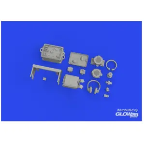 Accessoire Eduard Sd.Kfz. 251/1 Ausf. C radio equipment dark yellow PRINT 1/35 ACADEMY  1/35 Edua635035  - Kit de superdétail pour avions Vendu paramazon