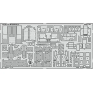 Accessoire Eduard Boeing B-29 Superfortress interior 1/72 (designed to be used with Academy and Hobby 2000 kits) Edua73807 - Kit de superdétail pour Vendu paramazon