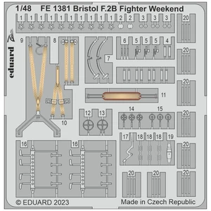 Accessoire Bristol F.2B Fighter Weekend 1/48 (designed to be used with Eduard Models kits  1/48 EduaFE1381  - Kit de superdétail pour avions Vendu paramazon
