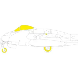 Accessoire Eduard de Havilland Vampire FB.5/FB.9 TFace 1/48 (designed to be used with Airfix kits) EDEX982  - Masques de verrières maquettes avions Vendu paramazon
