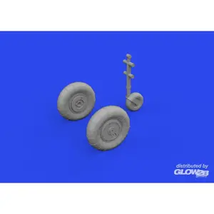 Accessoire Bf 109K-4 wheels 1/48 EDUARD  1/48 3968914  - Kit de superdétail pour avions Vendu paramazon