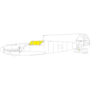 Accessoire Eduard Bf 109E-4 TFace 1/48  1/48 EduaEX995  - Masques de verrières maquettes avions Vendu paramazon