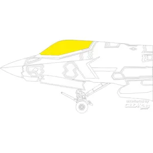 Accessoire Eduard F-35B 1/32 1/32EduaJX322  - Masques de verrières maquettes avions Vendu paramazon