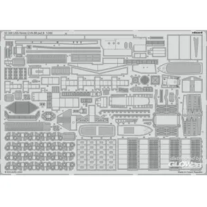 Eduard USS Nimitz CVN-68 part 6 1/350  1/350 3953300  - Pièces photodécoupées - usage général Vendu paramazon