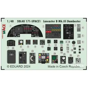 Accessoire Eduard Lancaster B Mk.III Dambuster SPACE 1/48 HKM  1/48 Edua3DL48171  - Kit de superdétail pour avions Vendu paramazon