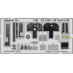 Accessoire Eduard U-2R 1/48 HOBBY BOSS  1/48 EduaFE1438  - Kit de superdétail pour avions Vendu paramazon