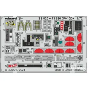 Accessoire Eduard OV-10D+ 1/72 ICM 1/72EduaSS820  - Kit de superdétail pour avions Vendu paramazon