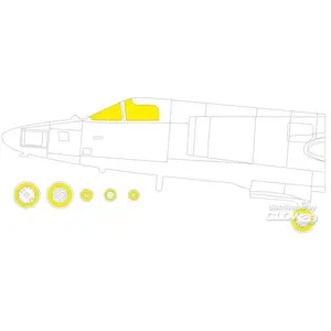EDUARD EX1022 Mask U-2R TFACE Hobby Boss 1/48