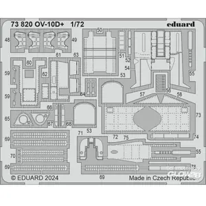 Accessoire Eduard OV-10D+ 1/72 ICM 1/72Edua73820  - Kit de superdétail pour avions Vendu paramazon