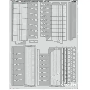 Accessoire Eduard Lancaster B Mk.III Dambuster landing flaps 1/48 HKM  1/48 Edua481134  - Kit de superdétail pour avions 