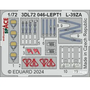 Décal L-39ZA SPACE EDUARD 1/727397246  - Décalcomanies pour avions militaires 