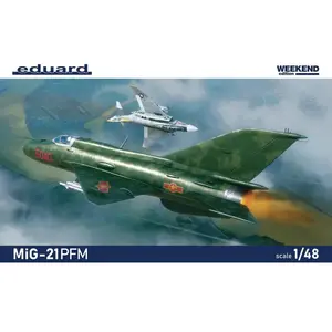 Comparateur de prix : Maquette avion : MiG-21PFM en 1:48 - Eduard édition Weekend