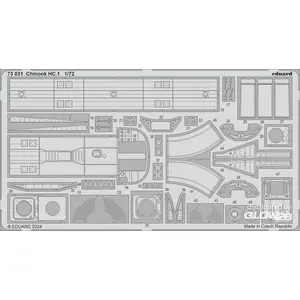 Accessoire Eduard Chinook HC.1 AIRFIX 1/727256185  - Kit de superdétail pour avions 