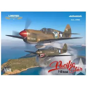 Eduard Maquette avion : Pacific Star P-40E Warhawk Dual Combo 1/48