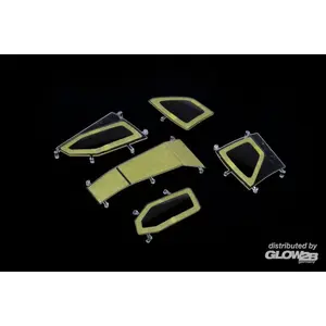 Accessoire Eduard AH-64A early  1/35 7331327  - Masques de verrières maquettes avions 