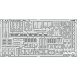 Accessoire Eduard B-17F PART II  1/48 EduaBIG49428  - Kit de superdétail pour avions Vendu paramazon