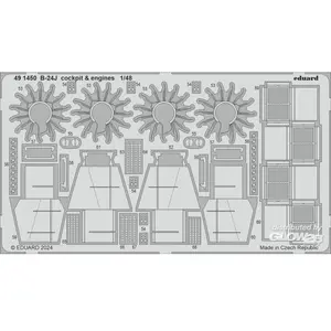 Accessoire Eduard B-24J PART I HOBBY BOSS  1/48 7257423  - Kit de superdétail pour avions Vendu paramazon