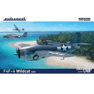 Comparateur de prix : Maquette F4F-4 Wildcat late EDUARD-WEEKEND  1/48  - Maquette d'avion  - 3984204 