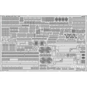 Eduard USS Wasp LHD-1 part 1 TRUMPETER  1/350 3953318  - Pièces photodécoupées - usage général 
